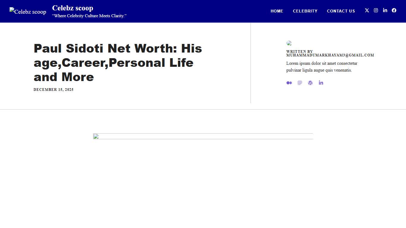 Paul Sidoti Net Worth: His age,Career,Personal Life and More